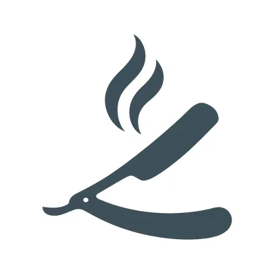 Barbershop logo idea for Shear & Steel