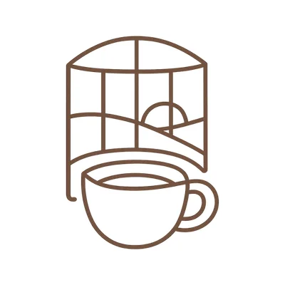 Coffee Shop logo idea for Elm & Steam