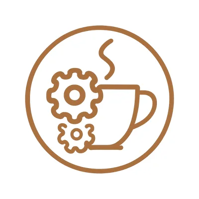 Coffee Shop logo idea for Elm & Steam