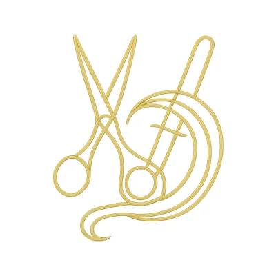 Hair Salon logo idea for Luxe Locks Studio
