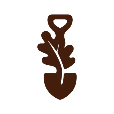 Landscaping logo idea for Oak & Spade