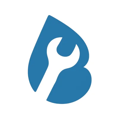 Plumbing logo idea for Blue Tap Co.