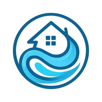 Plumbing logo idea for Blue Tap Co.
